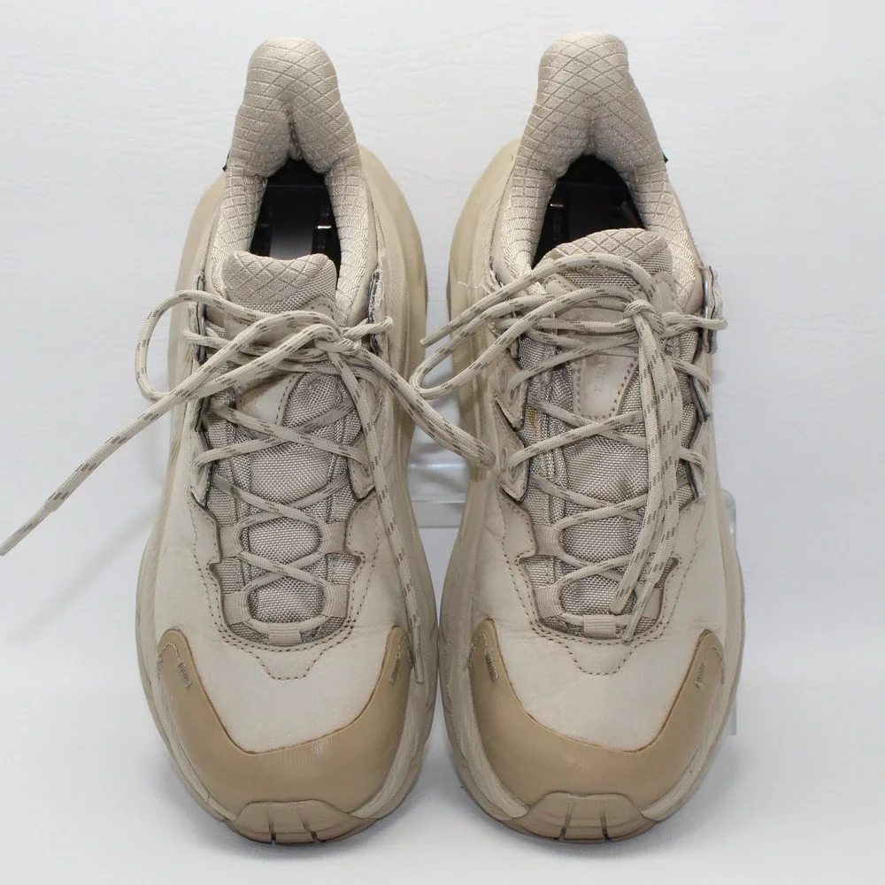 Hoka One One Kaha 2 Low GTX Sand Beige Hiking Shoes OTDN Womens 7 Mens 5.5
